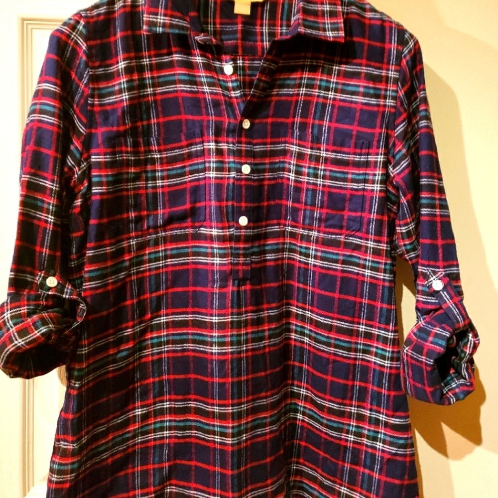 Roebuck & Co Men's Flannel pullover Shirt